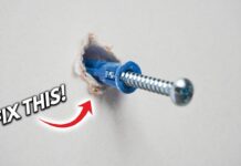 How To Fix Loose Or Damaged Drywall Anchors Like New! | DIY Wall Plug Repair!