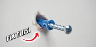 How To Fix Loose Or Damaged Drywall Anchors Like New! | DIY Wall Plug Repair!