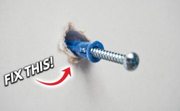 How To Fix Loose Or Damaged Drywall Anchors Like New! | DIY Wall Plug Repair!