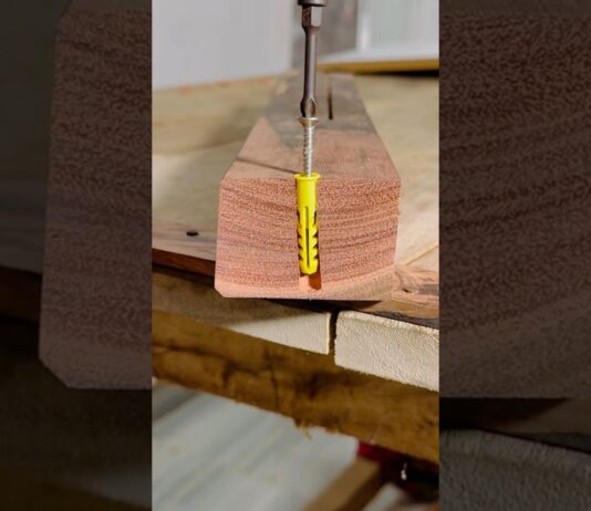 This is how plastic wall anchors(wall plugs) works #diy