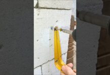 Be sure to remember this trick! How to securely fasten a screw in aerated concrete #diy #tips #skill