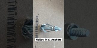 How a Hollow Wall Anchor Works | Drywall Anchors Behind the Scenes | #diy