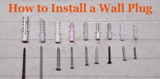How to Install a Wall Plug. How to select Drill bit