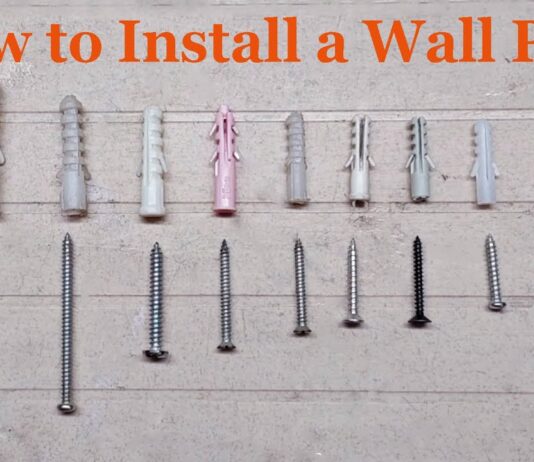 How to Install a Wall Plug. How to select Drill bit
