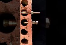 Fixing Loose Anchor Bolts in Hollow Brick Walls.#hacks #tips #tooltips #anchor #hollowbrick