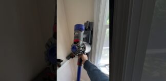 Dyson V8 with Wall Mounted Charging Dock